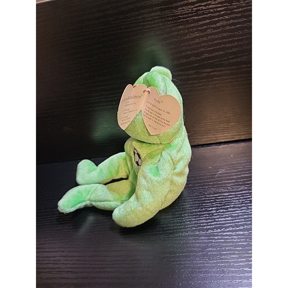 Ty Beanie Baby Kicks the Soccer Bear Push Toy - Picture 3 of 6